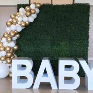Baby marquee letters