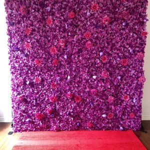 Purple Lavender Flower Wall