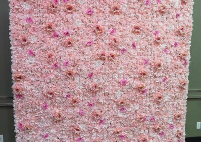 blush flower wall Foster City