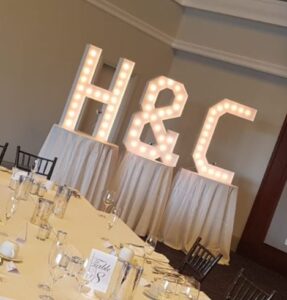 big-letter-light-georgia-wedding-rental