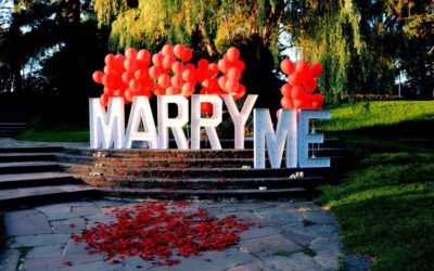 Propose with Marquee Letters in Miami