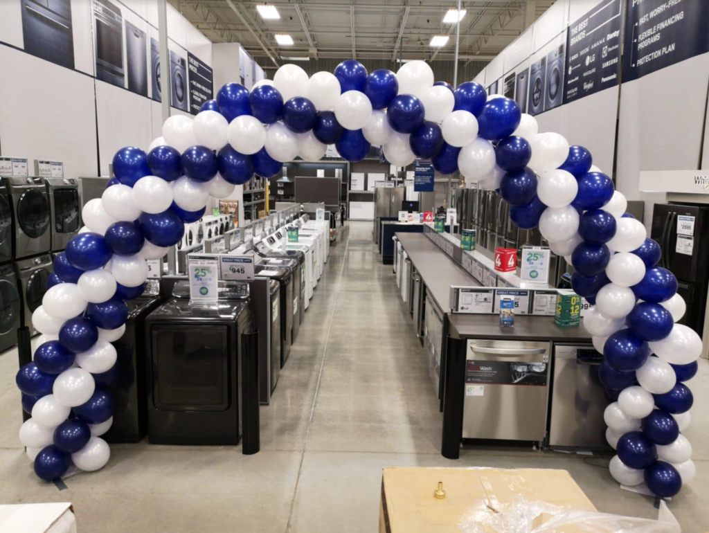 Balloon décor at corporate events in Boca Raton Events 365 Rentals