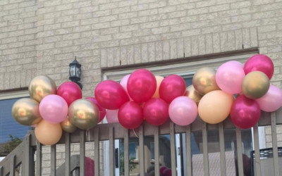 Balloon Decorations for a Miami Party